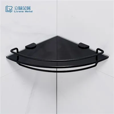 ম্যাট ব্ল্যাক শাওয়ার কর্নার শেল্ফ